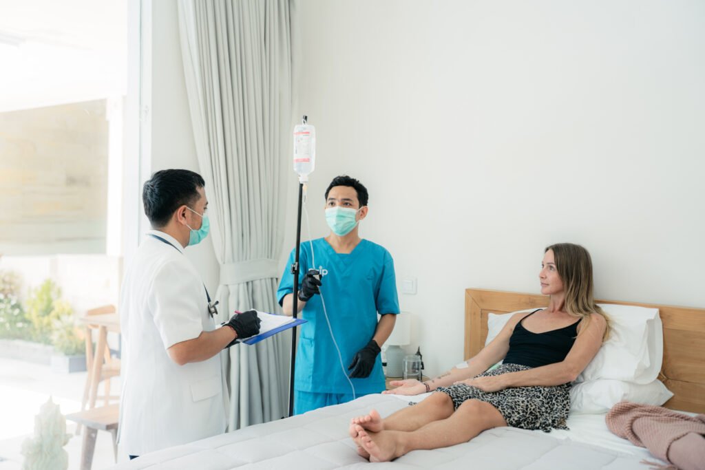 IV drip under doctor supervision